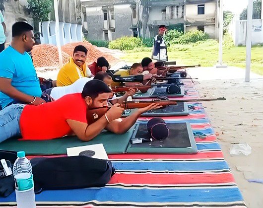 सहरसा और मुंगेर के शूटरों ने संयुक्त रूप से किया टारगेट प्रैक्टिस,राज्य स्तरीय प्रतियोगिता में शामिल होने पटना रवाना