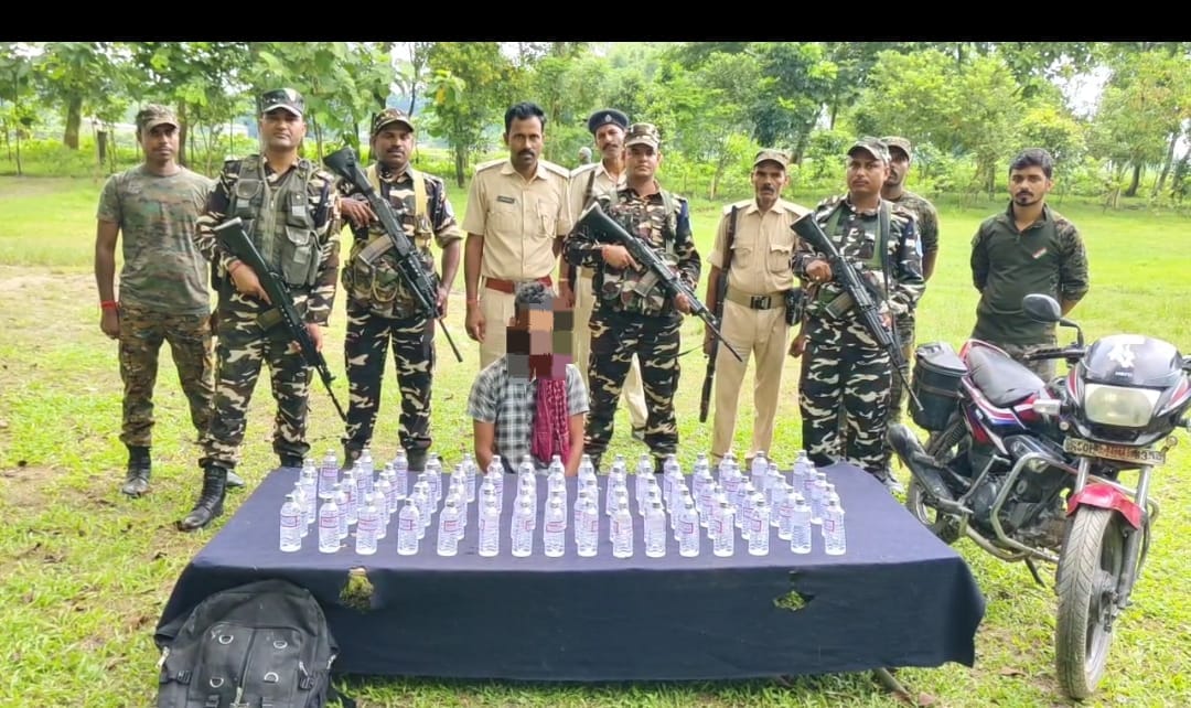 एसएसबी ने नेपाली शराब के साथ एक व्यक्ति को किया गिरफ्तार