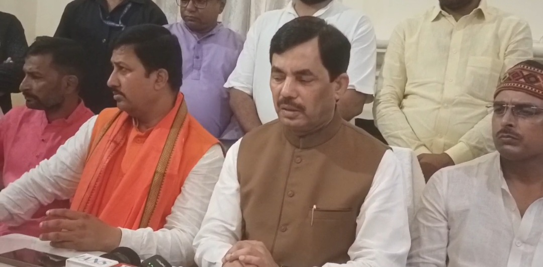 भागलपुर में भाजपा प्रवक्ता शाहनवाज हुसैन का कांग्रेस पर तीखा हमला, कहा – ‘ऑपरेशन सिंदूर’ से भी नाखुश रही कांग्रेस