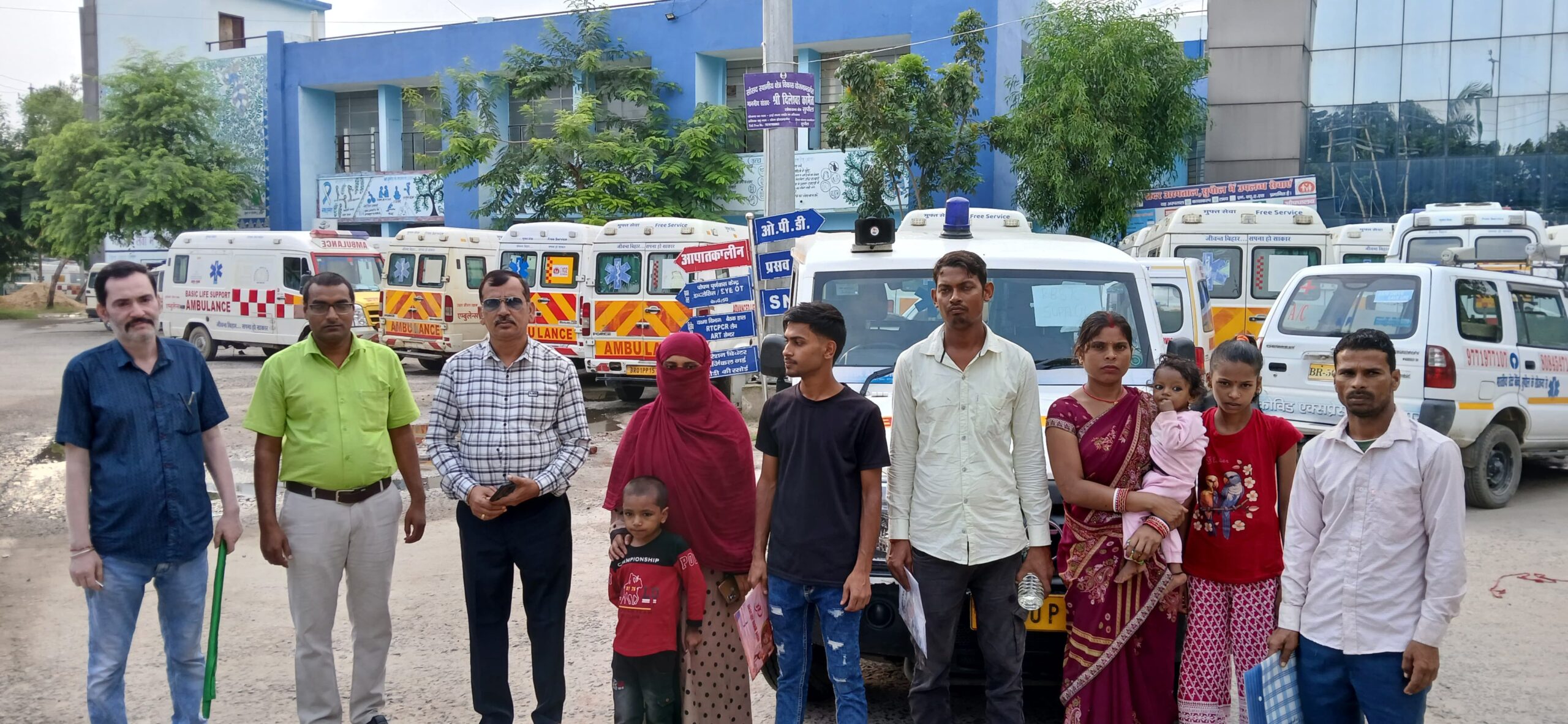 हृदय रोग से ग्रसित तीन बच्चों को भेजा गया पटना, सत्य साईं अस्पताल अहमदाबाद में होगी सर्जरी