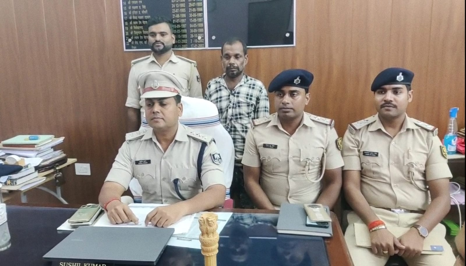 शराब पीने से मना करने पर पत्नी की हत्या करने वाला आरोपी पति गिरफ्तार