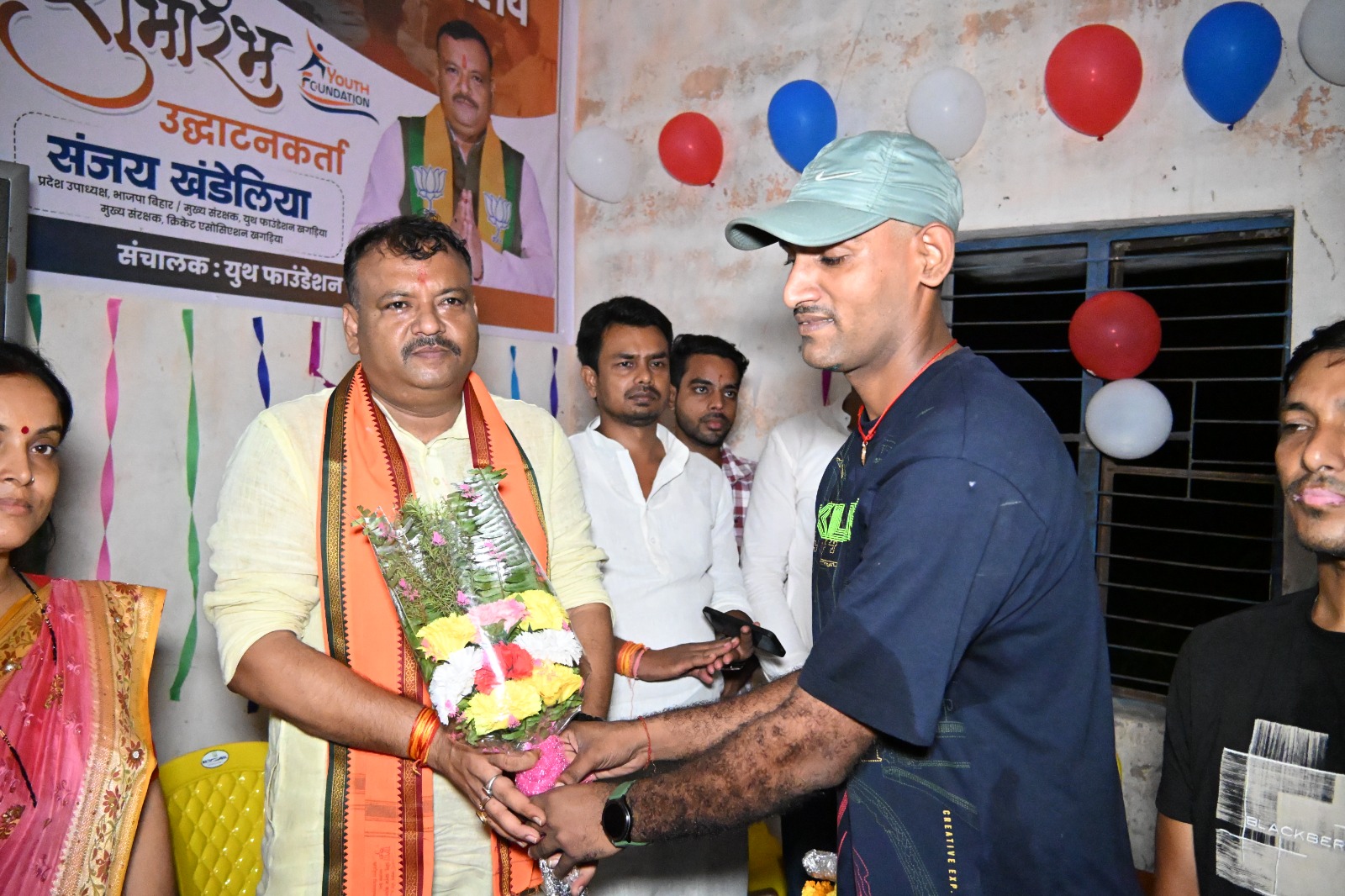 खगड़िया के शोभनी में यूथ फाउंडेशन पुस्तकालय के हुआ शुभारंभ, बीजेपी के प्रदेश उपाध्यक्ष संजय खंडेलिया ने किया उद्घाटन
