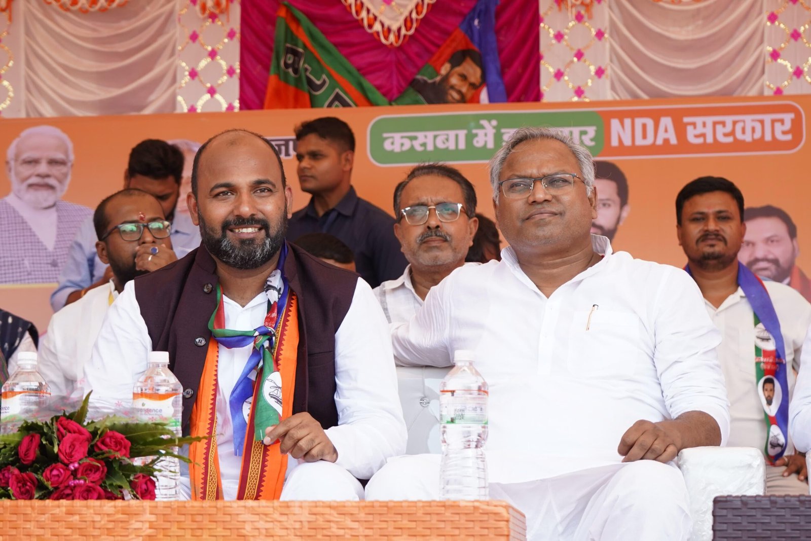 पूर्णिया में JDU के राष्ट्रीय महासचिव मनीष वर्मा ने की जनसभा, NDA प्रत्याशी नितेश सिंह को जिताने की अपील