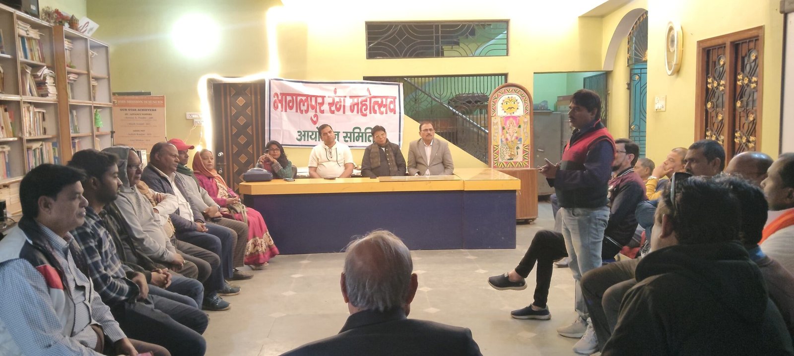 भागलपुर रंग महोत्सव 20–22 दिसंबर को: ठहरने से प्रस्तुति तक सभी तैयारियों की हुई समीक्षा