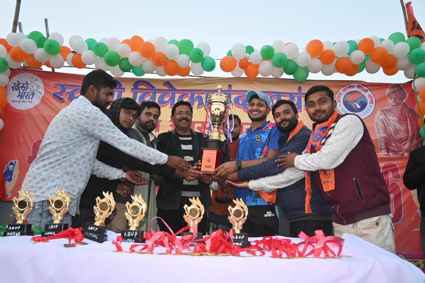 विद्यार्थी परिषद के तत्वावधान में आयोजित क्रिकेट महाकुंभ का हुआ समापन