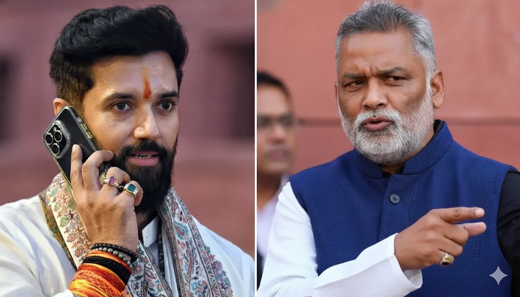 पप्पू यादव की गिरफ्तारी पर चिराग का तेजस्वी को करारा जवाब: ‘लोकसभा चुनाव में हराना चाहते थे, अब बहा रहे घड़ियाली आंसू’