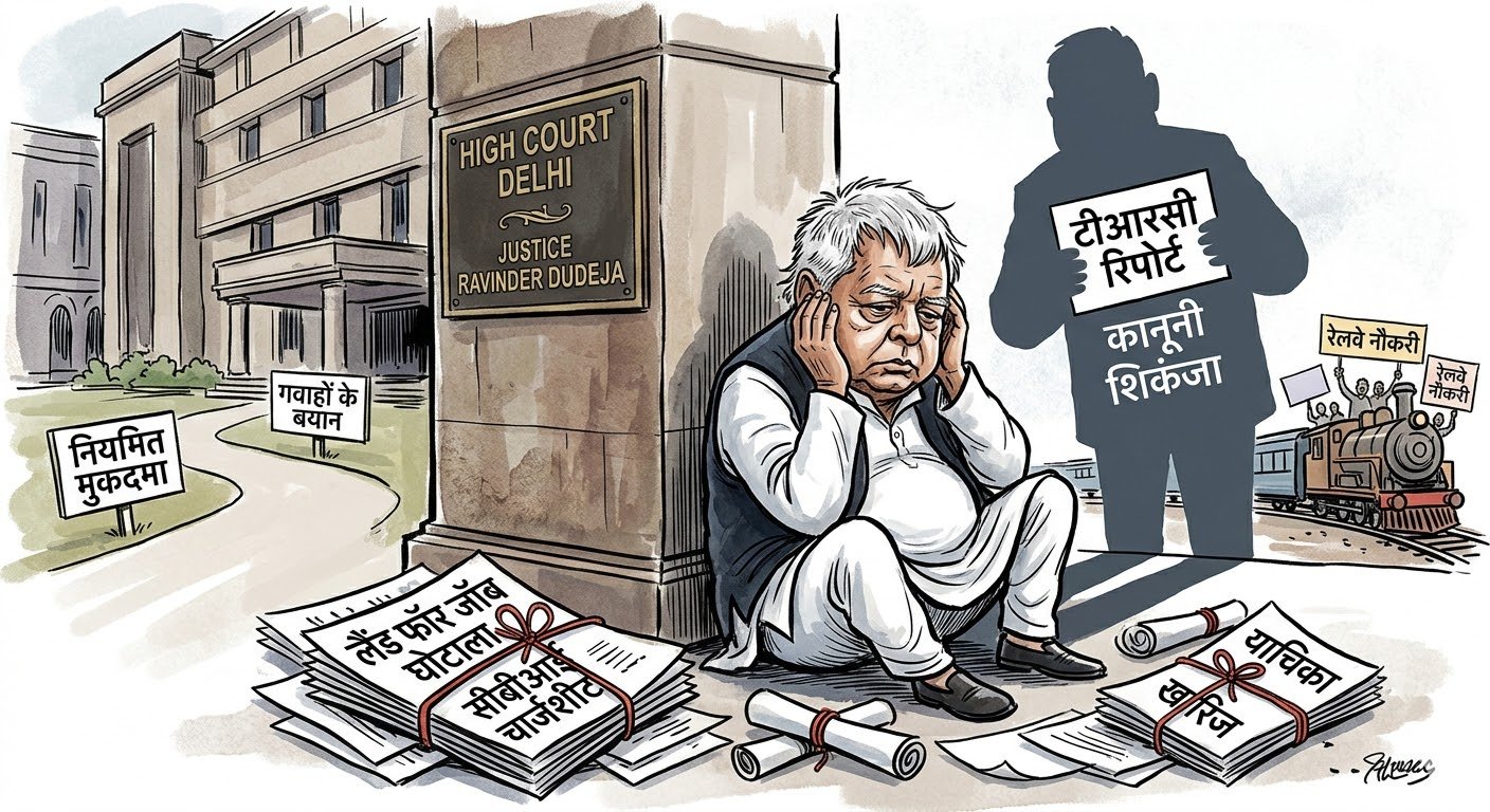 जमीन के बदले नौकरी: लालू यादव की दलीलें फेल, हाईकोर्ट के फैसले से बढ़ेगी ‘किंगमेकर’ की कानूनी मुश्किल
