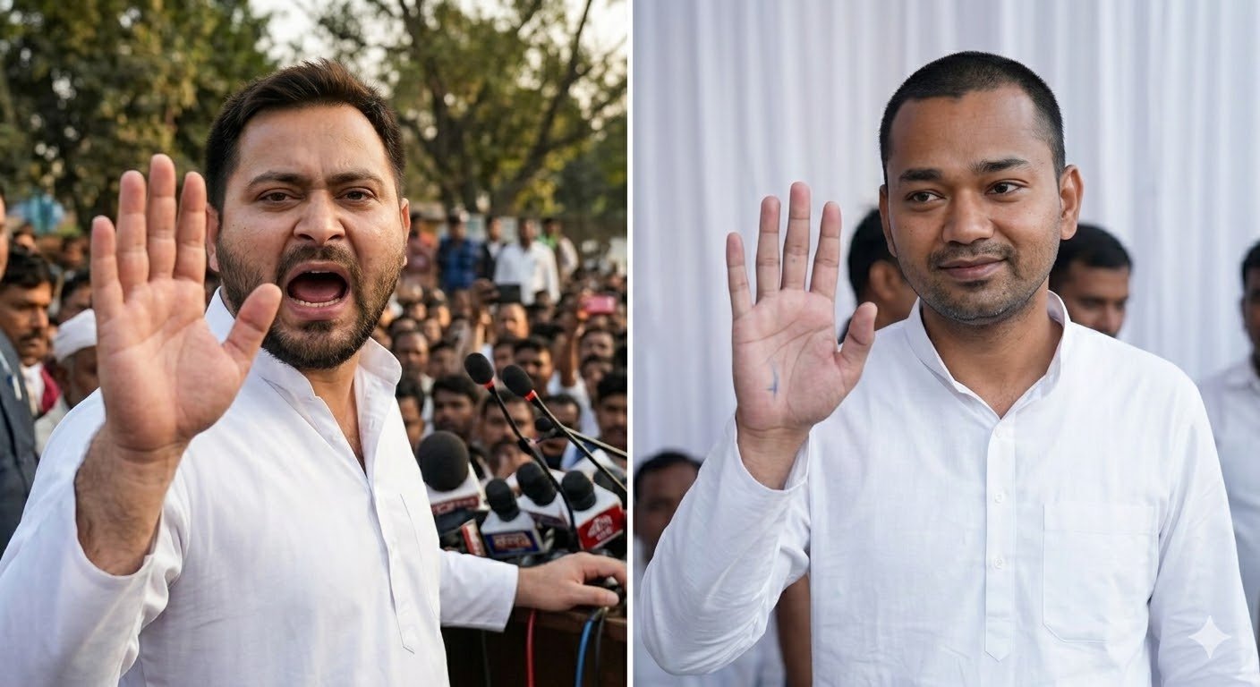बिहार की बिसात पर दो ‘राजकुमार’: एक के पास विरासत का ‘बोझ’, दूसरे के पास पिता का ‘ब्रैंड’