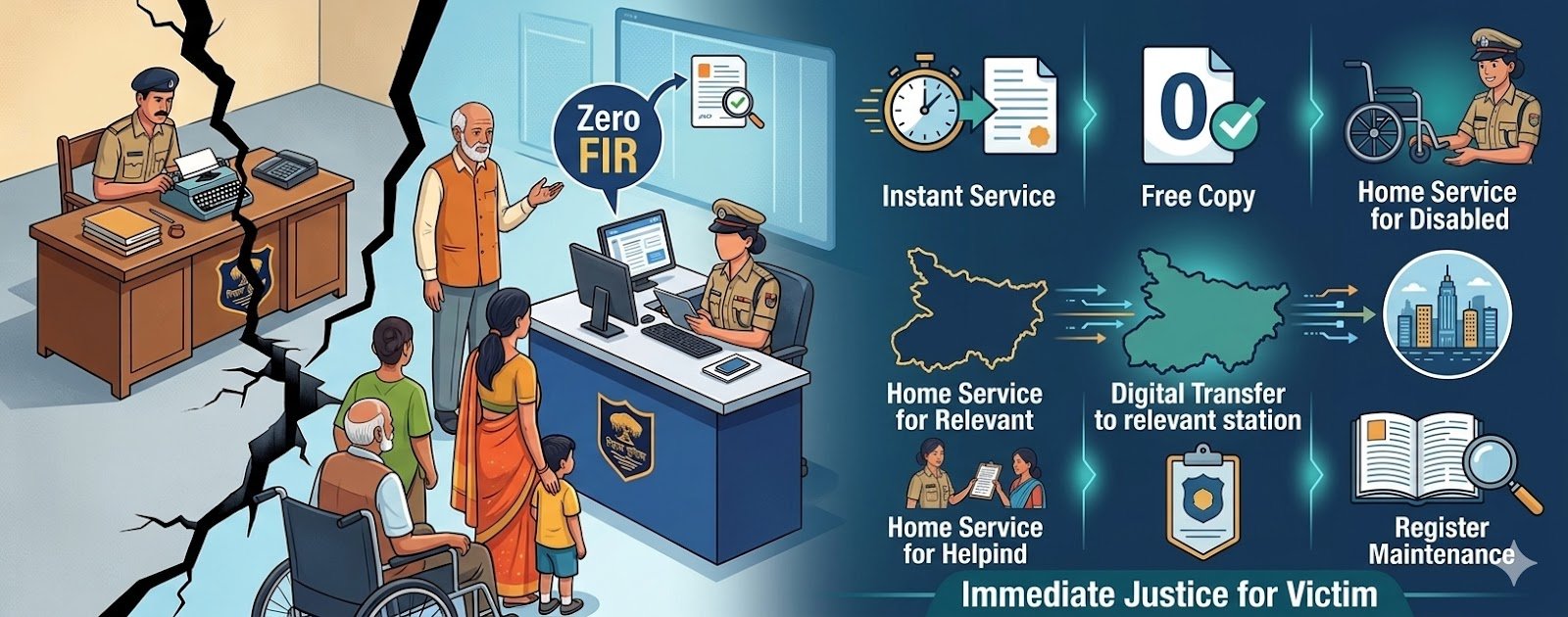 बिहार में अब ‘जीरो FIR’ पर नहीं चलेगा थानों का बहाना: अब आम जनता को मिला सुपरपॉवर