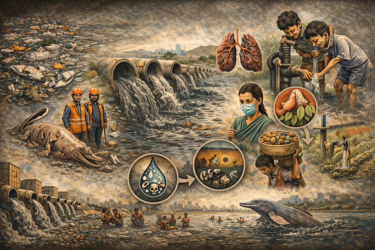 मरती नदियाँ, बीमार शहर; बिहार के 507 नालों ने पैदा किया ‘इकोलॉजिकल डेथ वारंट’