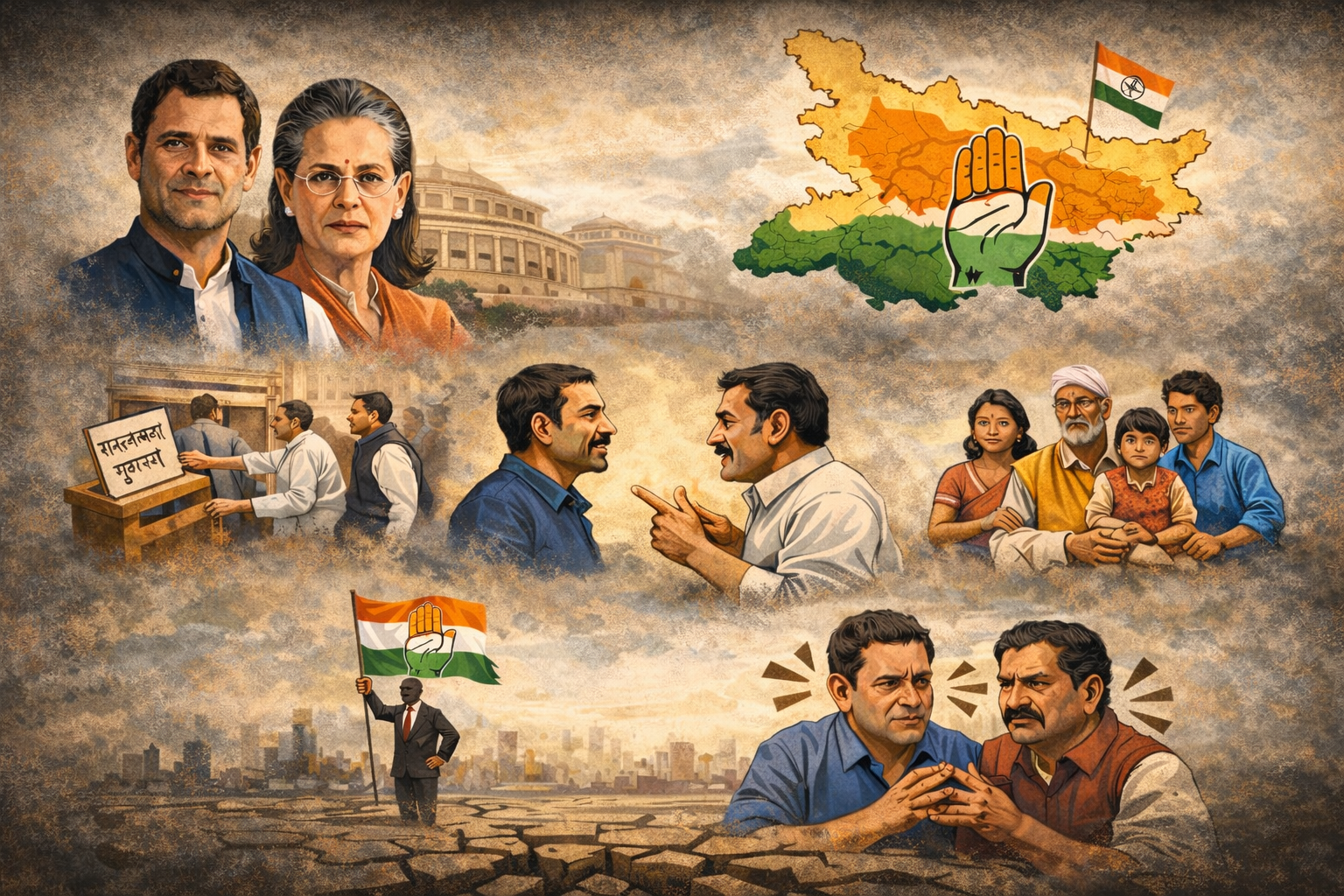 बिहार कांग्रेस में ‘सर्जिकल स्ट्राइक’; आलाकमान ने छीनी प्रदेश नेतृत्व की ताकत, अब सीधे दिल्ली से तय होंगे जमीनी सिपाही