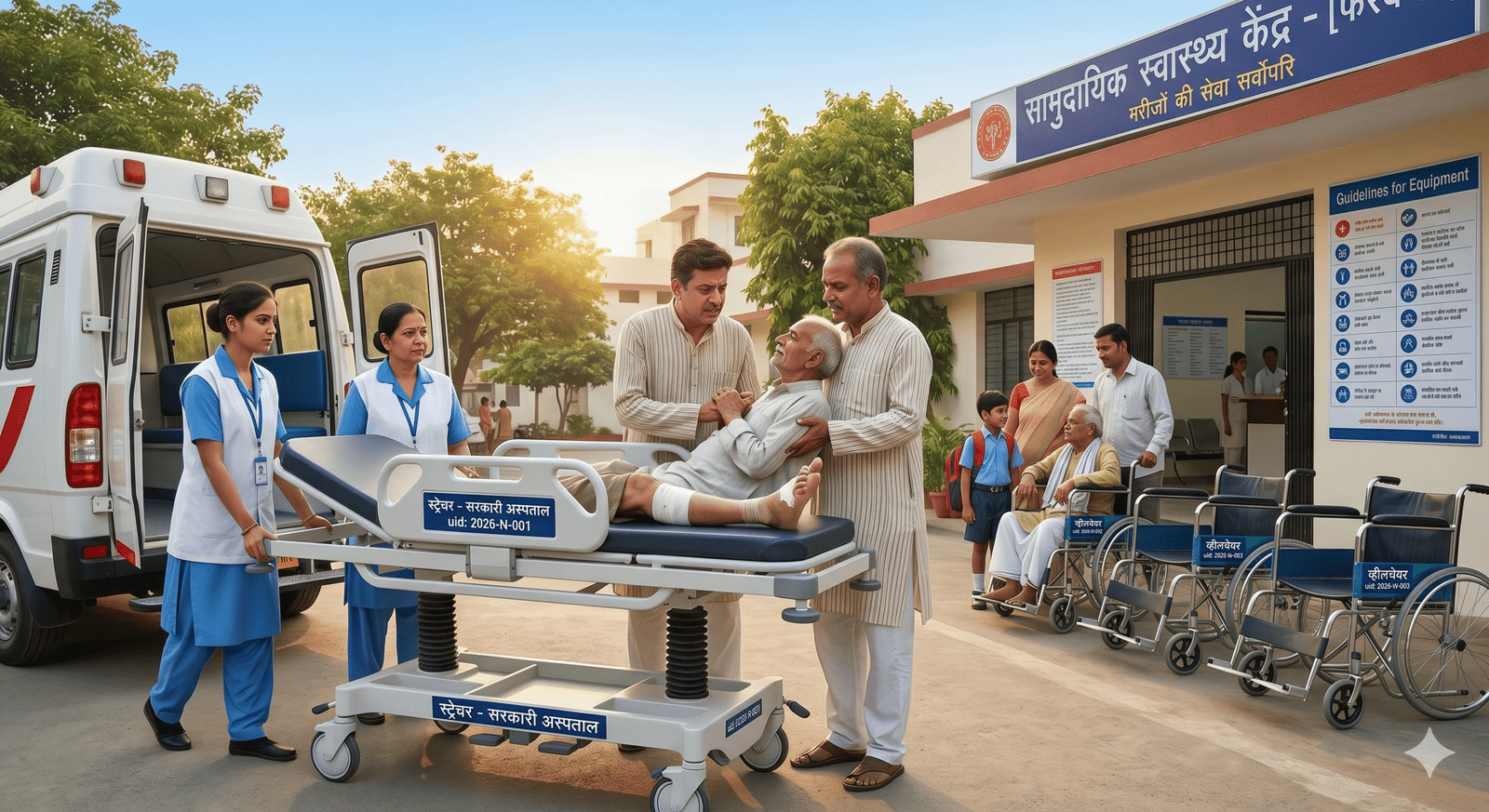 बिहार के सरकारी अस्पतालों में अब नहीं भटकेंगे मरीज: स्ट्रेचर और व्हीलचेयर के लिए सरकार ने कसी कमर