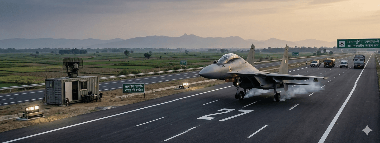 बिहार की सड़कों पर ‘मिशन फाइटर प्लेन’… सामरिक और आर्थिक विकास का नया रनवे