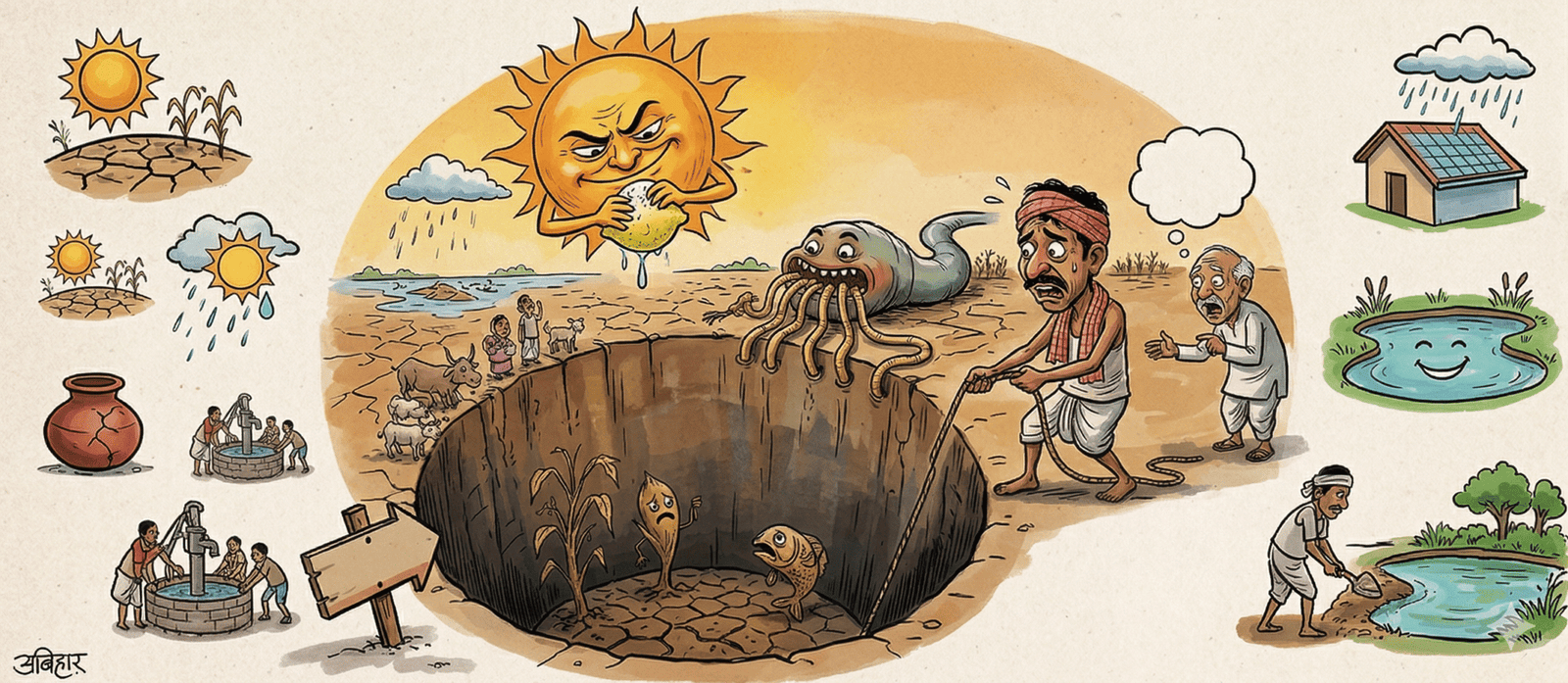 बिहार में ‘पाताल’ की ओर जाता पानी: 14 जिलों में खतरे की घंटी, कहीं प्यास न बन जाए त्रासदी… हमें तेलंगाना और महाराष्ट्र से सीखना चाहिए