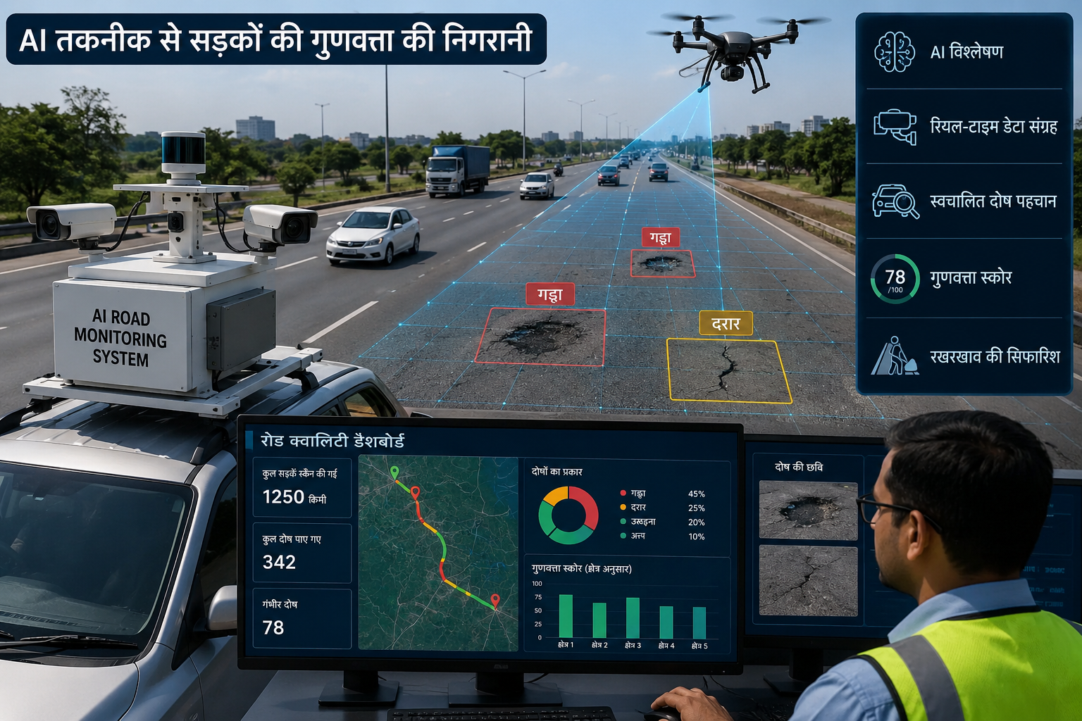 बिहार की सड़कों पर अब AI की पैनी नजर: 4750 करोड़ से चमकेंगे शहर, जानें आम आदमी को क्या होंगे फायदे